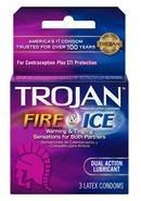 Trojan Condom Pleasures Fire And Ice Dual Action Lubricant...